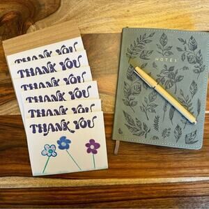 Thank You Cards Greeting Cards Blank Notes Set of 6 w Envelopes Thank You Note